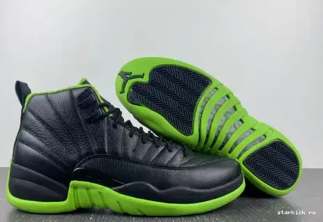 DOF FLIGHT AJ12 BLACK GREEN Jordan 12 0422